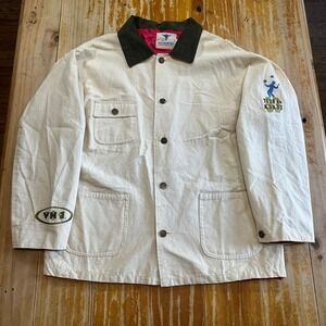 Vintage 90s Paul McCartney Jacket Mens 2XL 1993 New World Tour Chore Barn Band